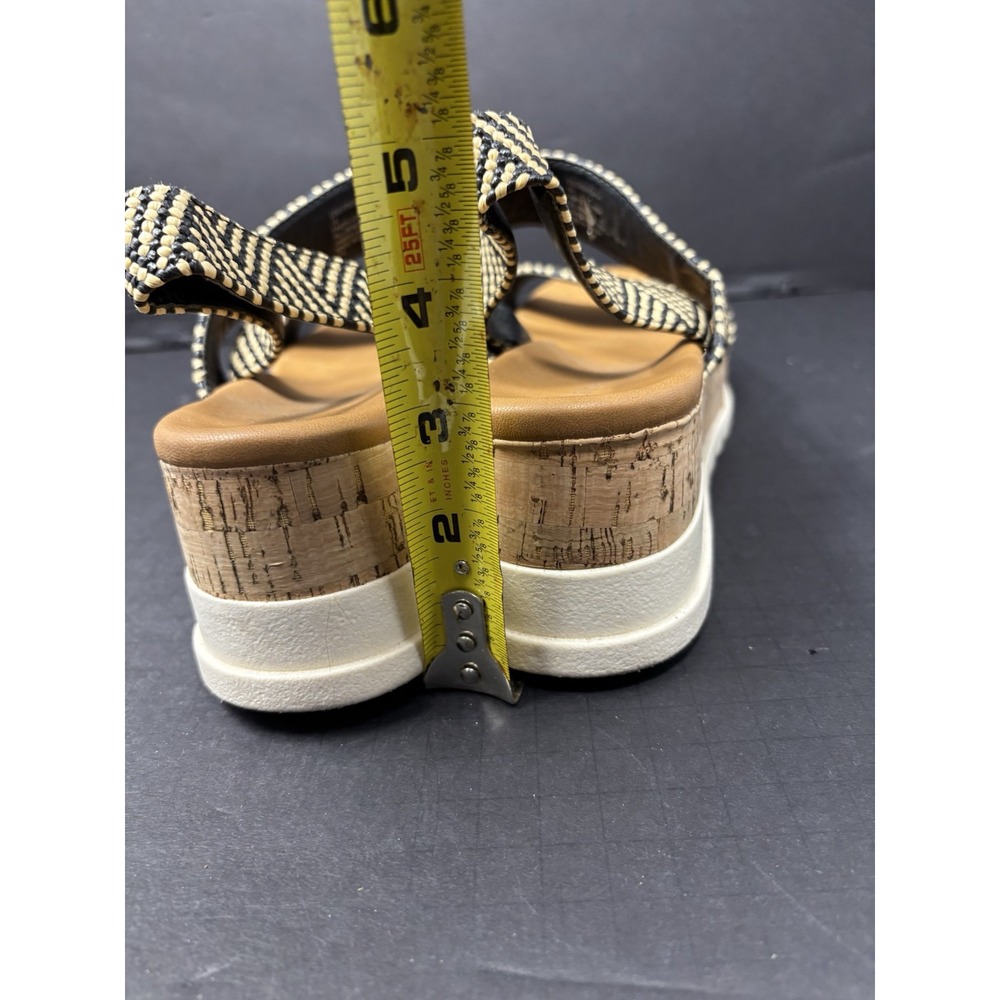 MADDEN GIRL ESIE Black White Strappy Sandals Size‎ 10 - Picture 10 of 10